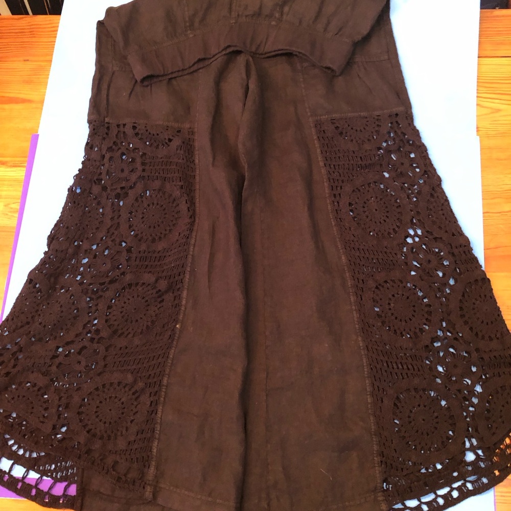 Black Crochet Pants